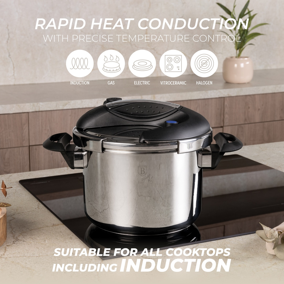 Pressure Cooker 6 L Berlinger Haus BH/8907 Stainless Steel