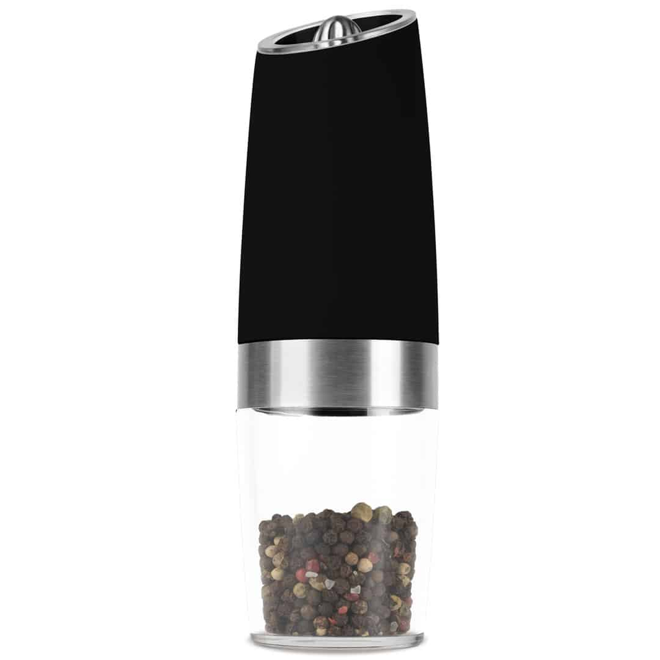 Gravity Pepper & Salt Mill Set, 2 pcs | Black – Rose Gold | Berlinger Haus BH9571