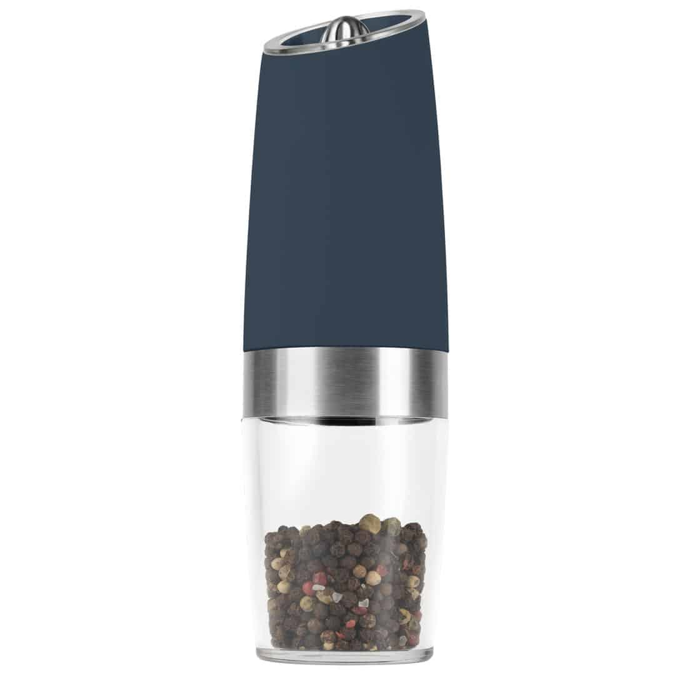 Gravity Pepper & Salt Mill Set, 2 pcs | Matt Blue | Deep Sea Collection | Berlinger Haus BH9572