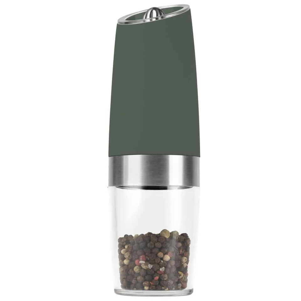 Gravity Pepper & Salt Mill Set, 2 pcs | Matt Green | Berlinger Haus BH9570