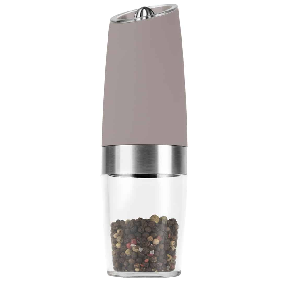 Gravity Pepper & Salt Mill Set, 2 pcs | Matt Taupe | Berlinger Haus BH9548