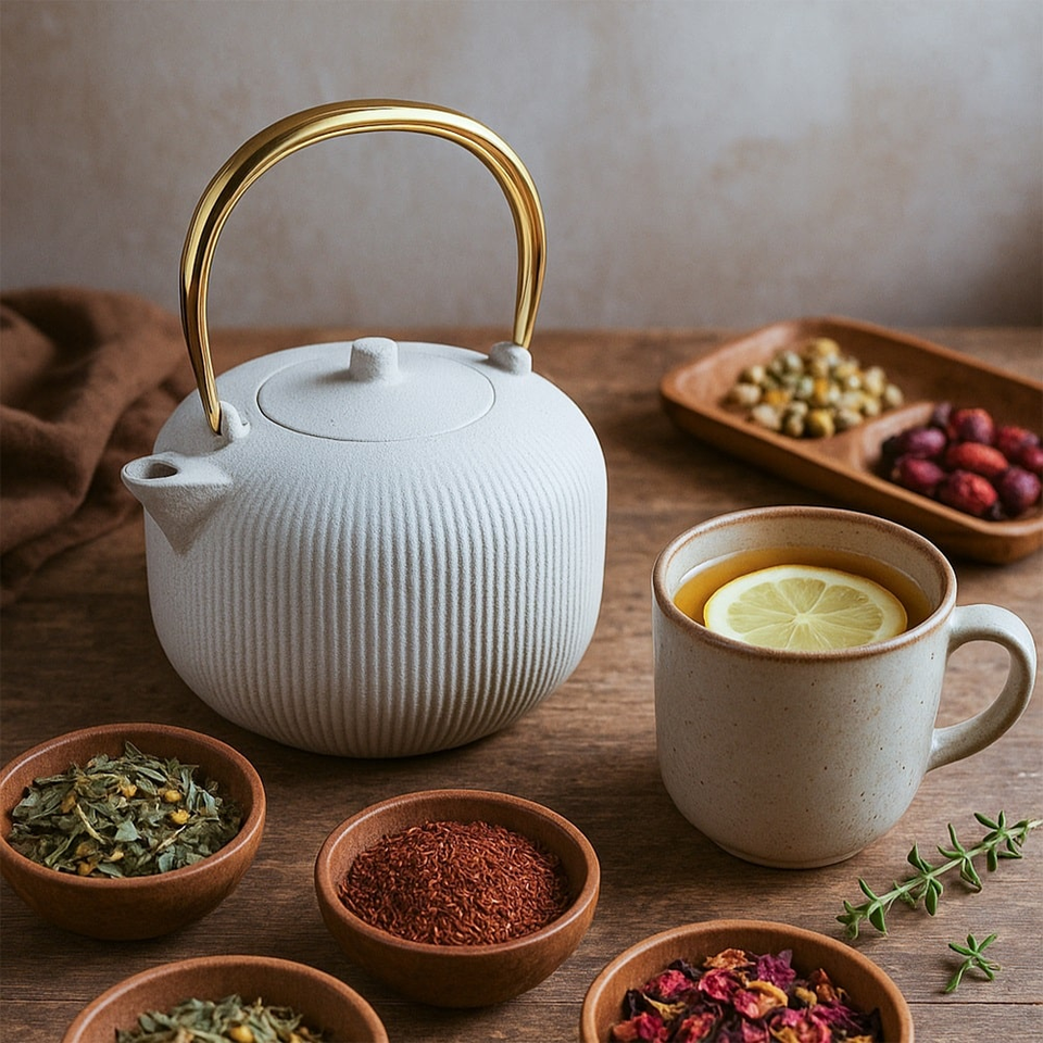 Cast Iron Teapot, 1 L |Sahara| Berlinger Haus BH8943