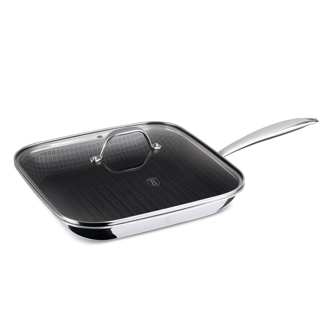 Grill Pan with Lid, 28 cm | Eternal Collection | Berlinger Haus BH8520
