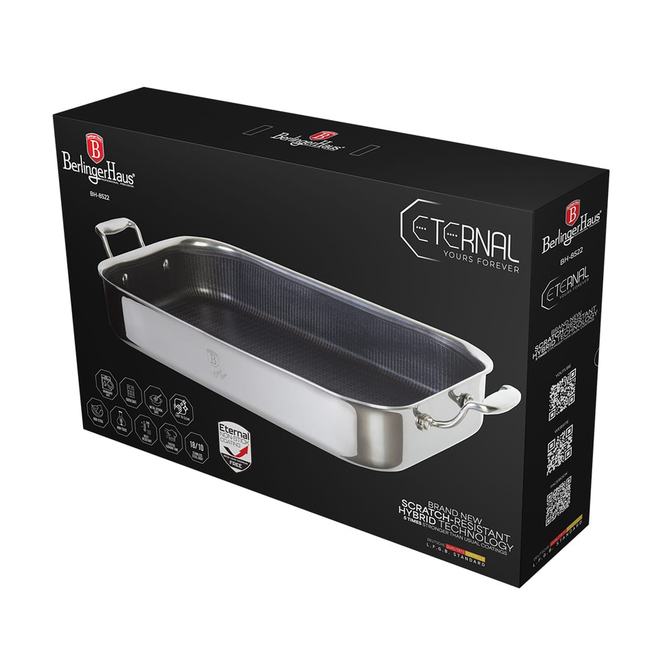 Oblong Roaster, 35 × 26 cm | Eternal Collection | Berlinger Haus BH8522
