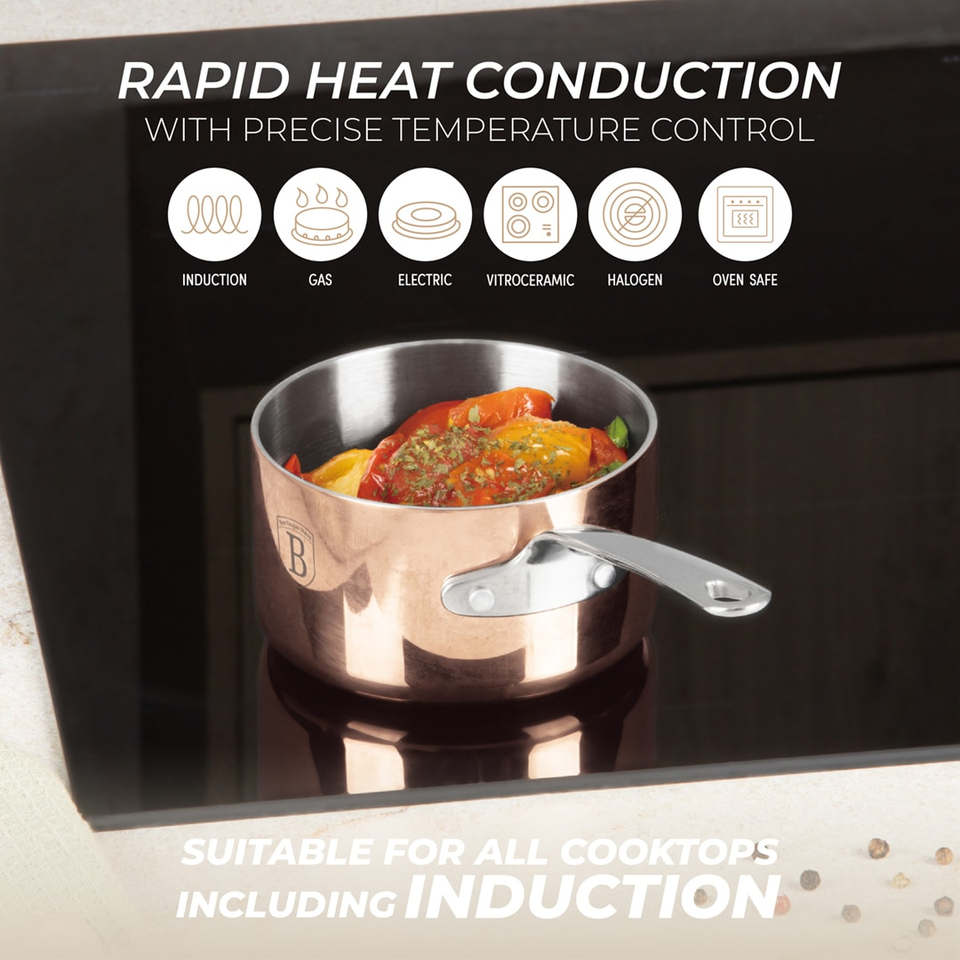 Saucepan, 8.5 cm | Copper Touch | Berlinger Haus BH8803