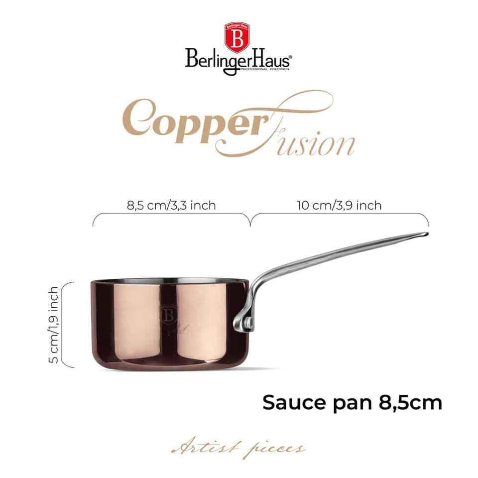 Saucepan, 8.5 cm | Copper Touch | Berlinger Haus BH8803