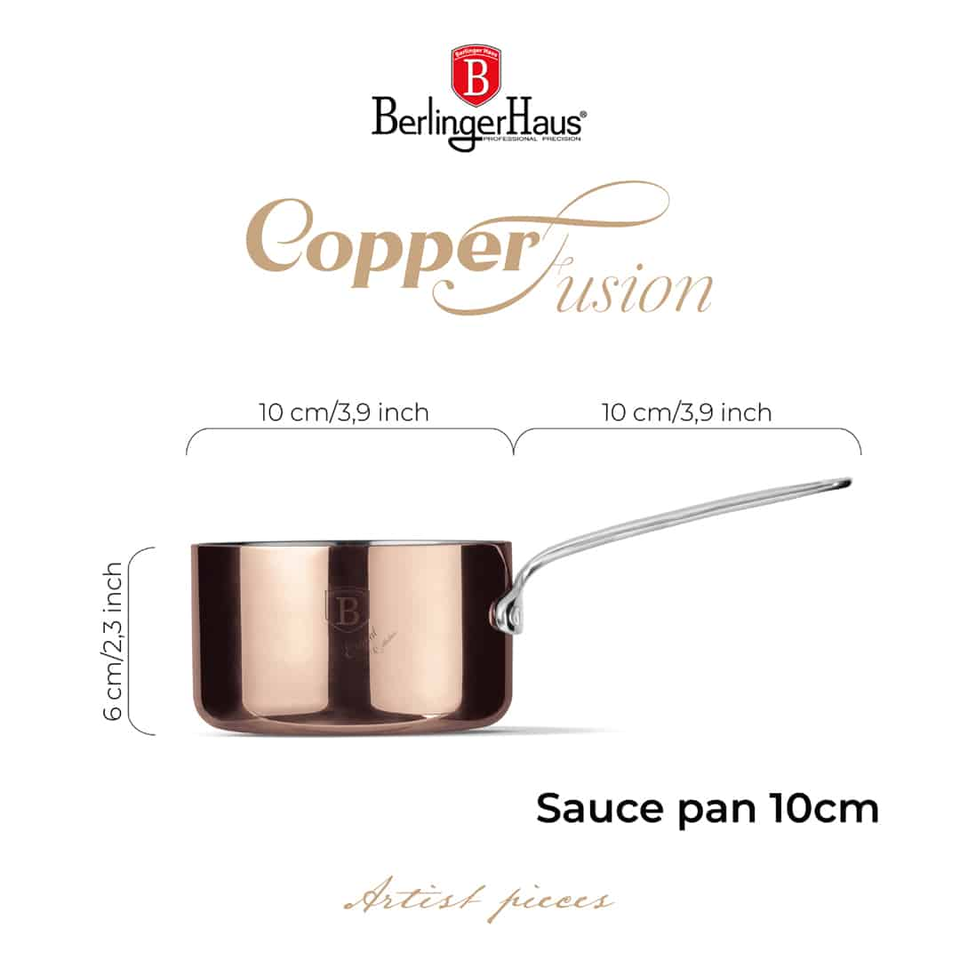 Saucepan, 10 cm | Copper Touch Collection | Berlinger Haus BH8804