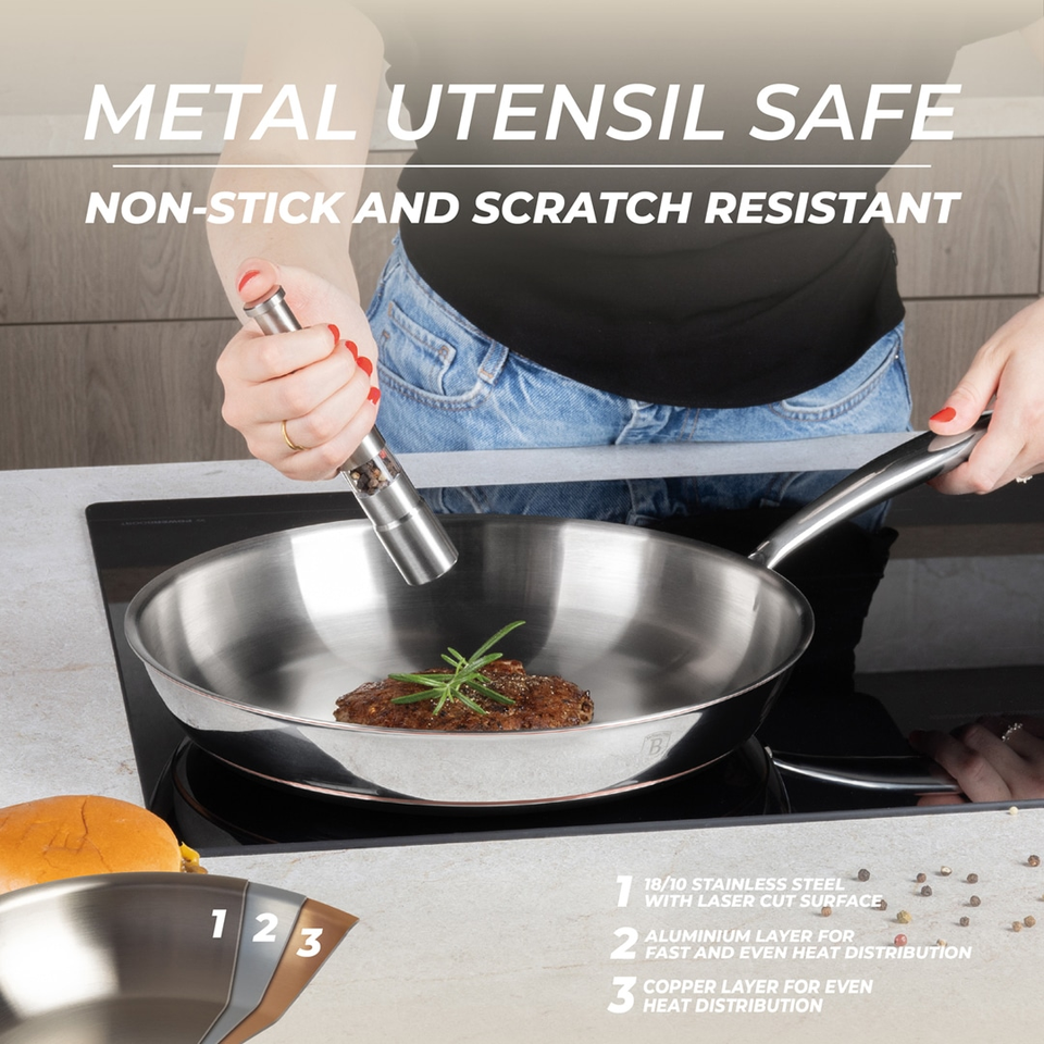 Frypan, 24 cm | Copper Touch Collection | Berlinger Haus BH8808
