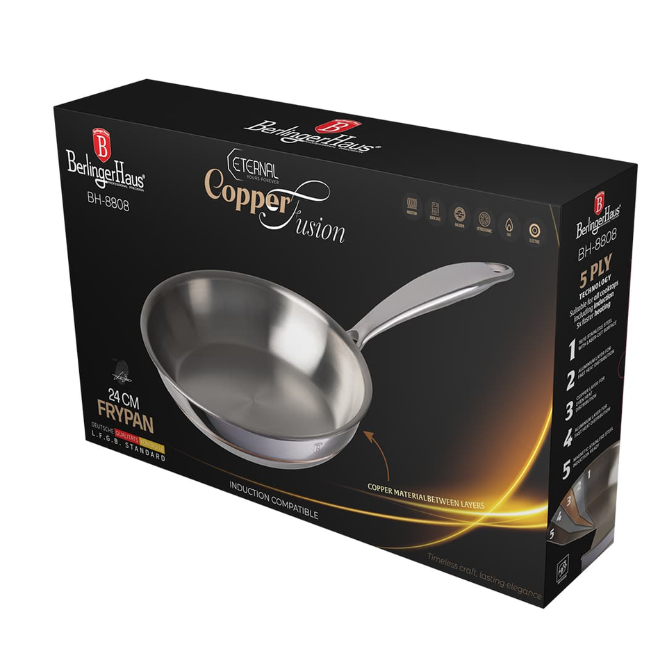 Frypan, 24 cm | Copper Touch Collection | Berlinger Haus BH8808