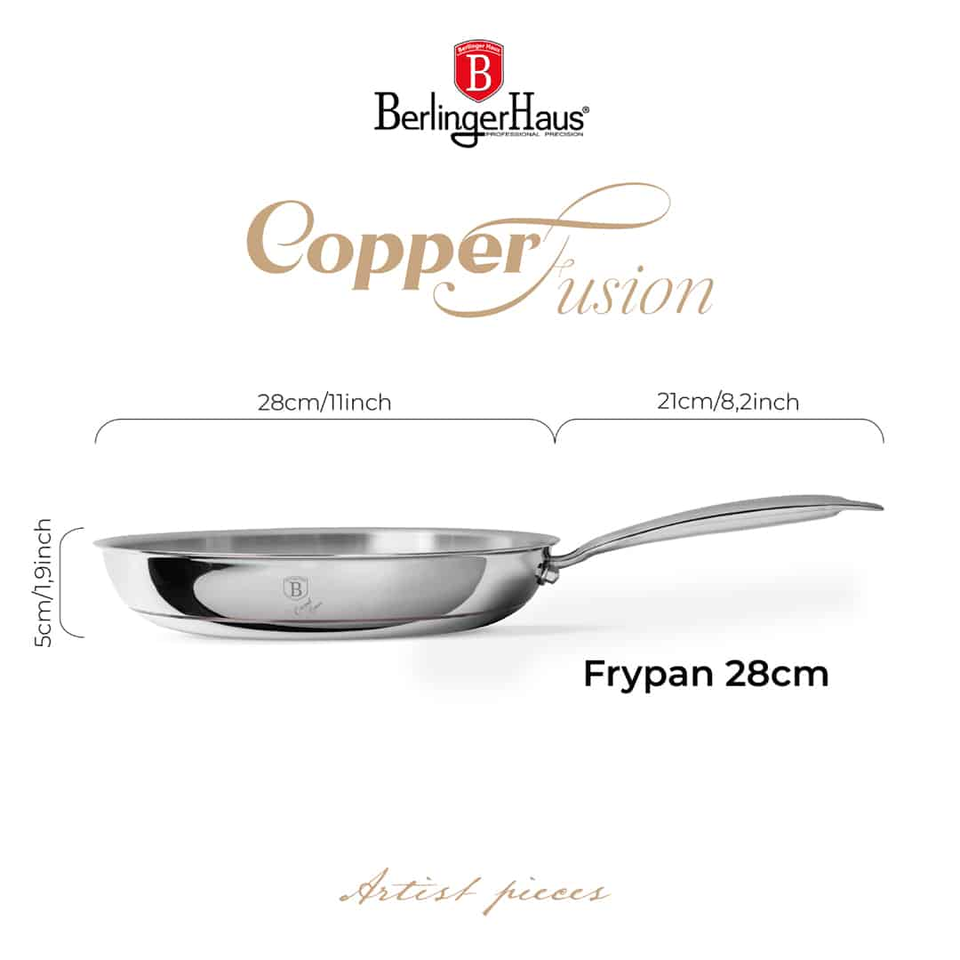 Frypan, 28 cm | Copper Touch | Berlinger Haus BH8809