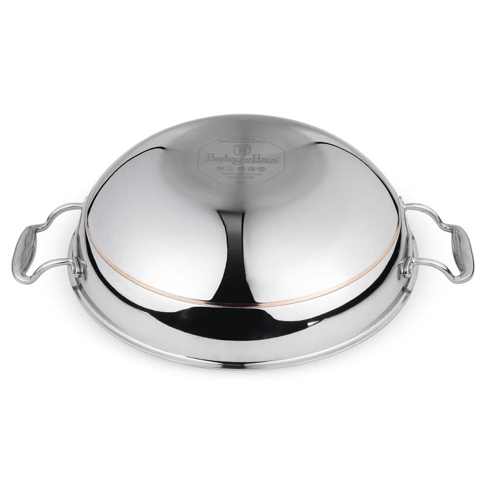 Wok with Lid, 28 cm | Copper Touch Collection | Berlinger Haus BH8813