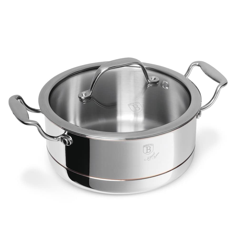 Casserole with Lid, 20 cm | Copper Touch Collection | Berlinger Haus BH8814