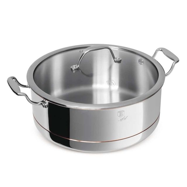 Casserole with Lid, 24 cm | Copper Touch Collection | Berlinger Haus BH8815