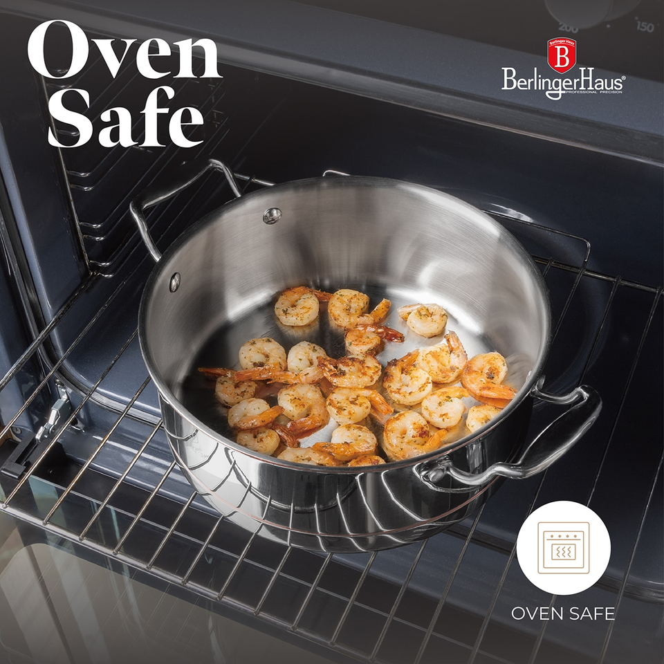 Casserole with Lid, 24 cm | Copper Touch Collection | Berlinger Haus BH8815