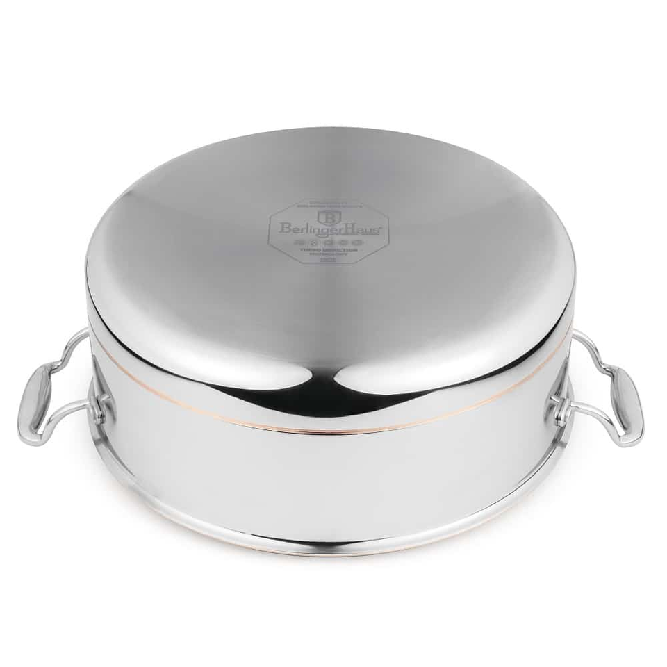 Casserole with Lid, 24 cm | Copper Touch Collection | Berlinger Haus BH8815