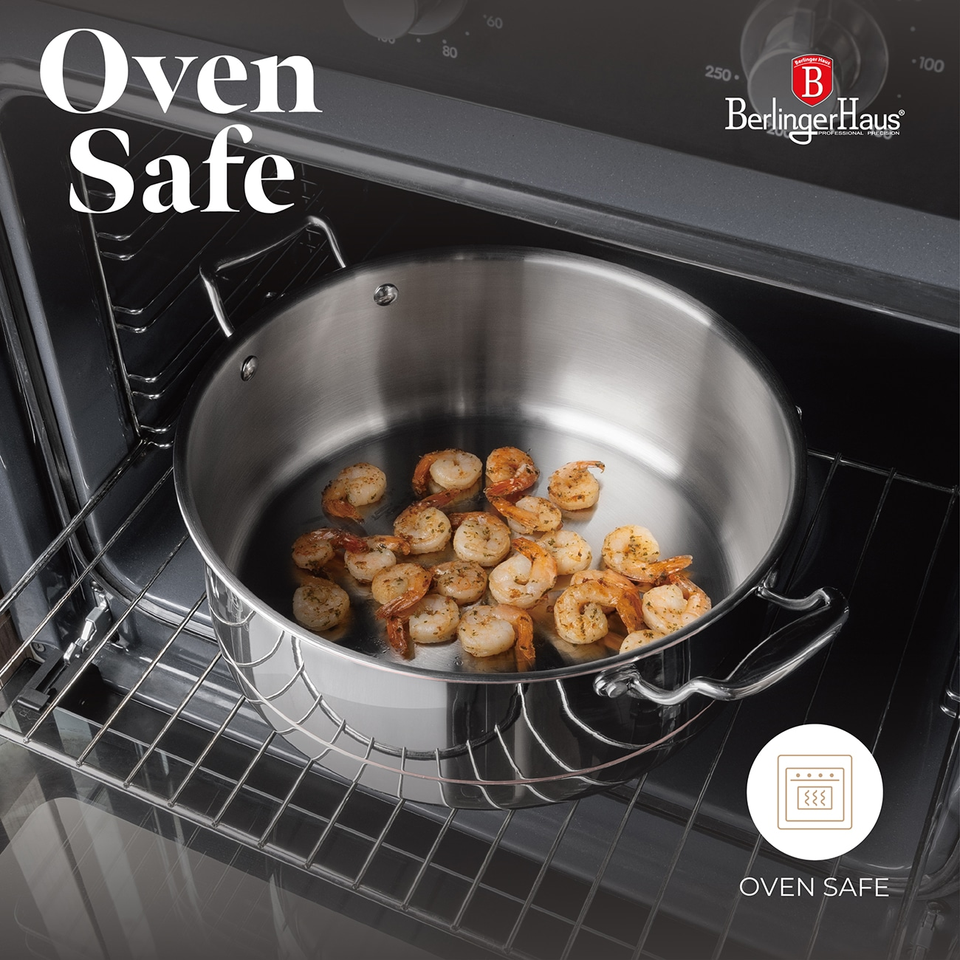 Casserole with Lid, 28 cm | Copper Touch Collection | Berlinger Haus BH8816