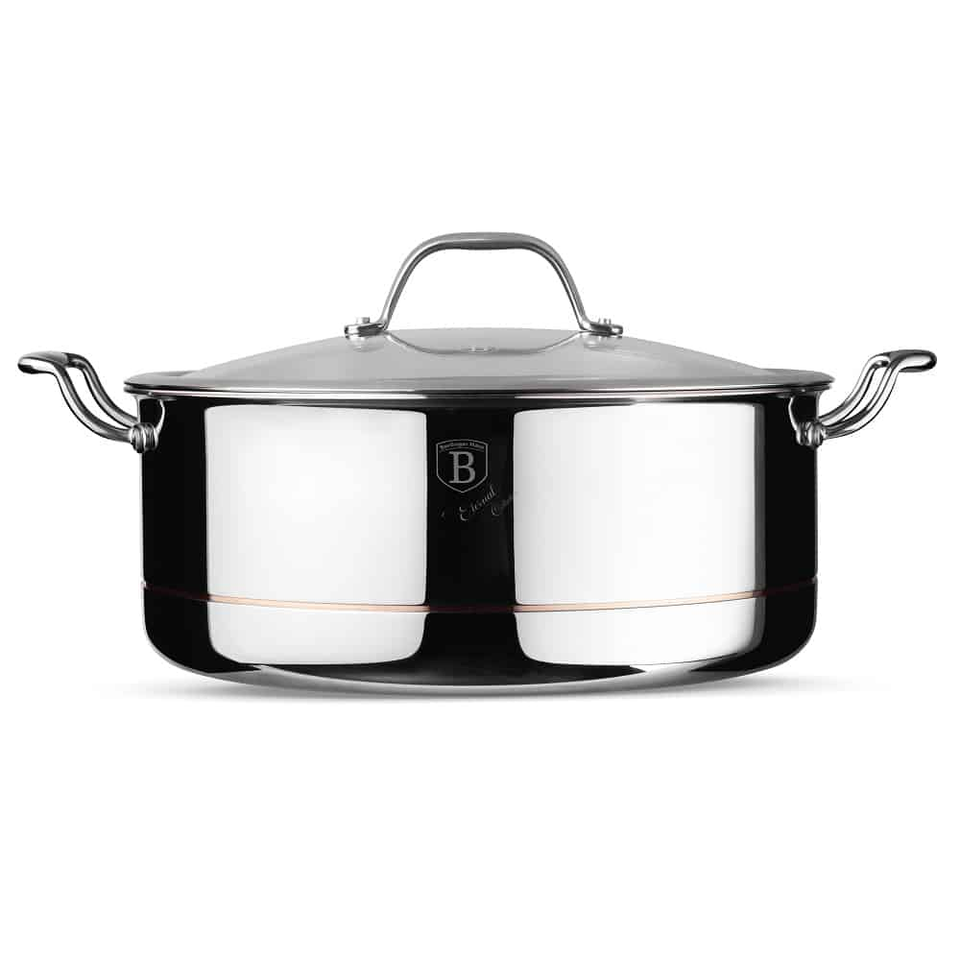 Casserole with Lid, 28 cm | Copper Touch Collection | Berlinger Haus BH8816