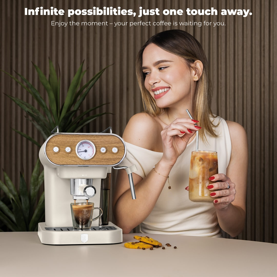 Espresso Coffee Maker, 3 in 1 Berlinger Haus BH9854