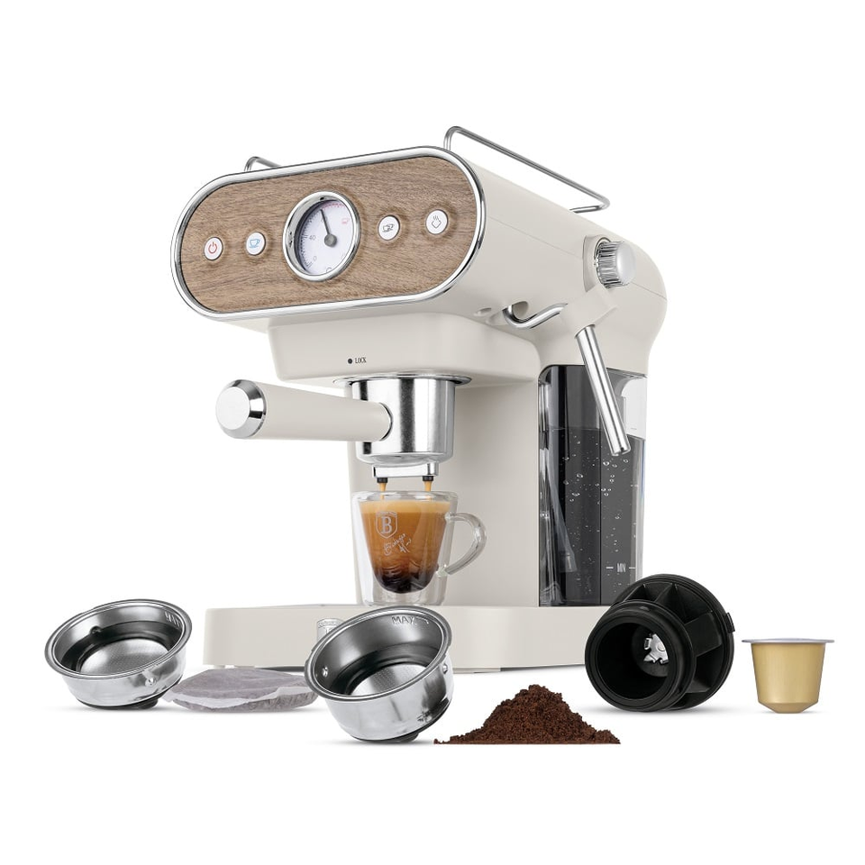 Espresso Coffee Maker, 3 in 1 Berlinger Haus BH9854