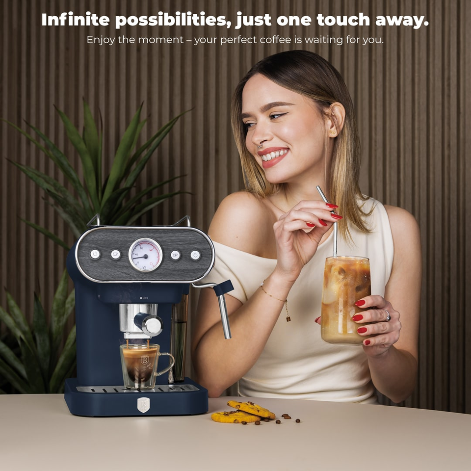 Espresso Coffee Maker, 3 in 1 Berlinger Haus BH9858