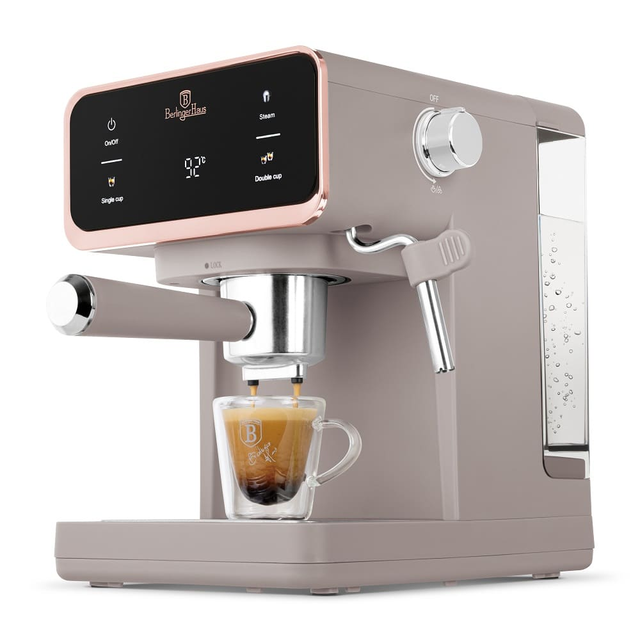 Digital Espresso Coffee Maker, 3 in 1 Berlinger Haus BH9846