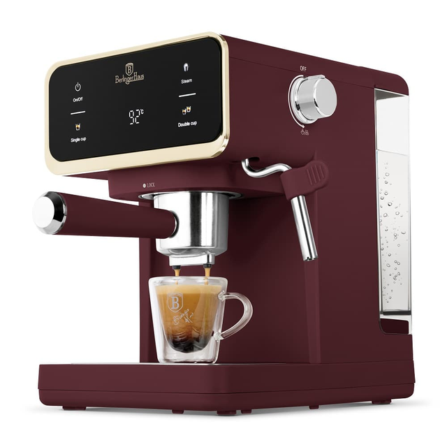 Digital Espresso Coffee Maker, 3 in 1 Berlinger Haus BH9848