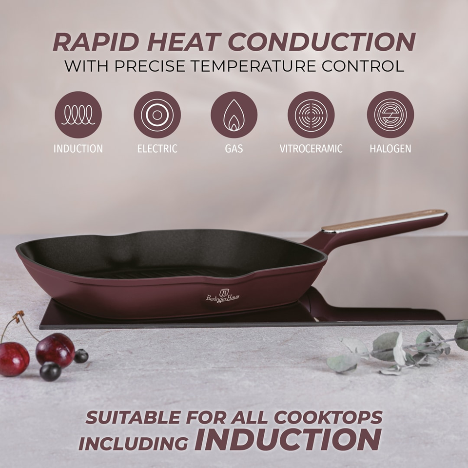 Grill Pan, 28 cm Leonardo Nordic Berlinger Haus BH8297