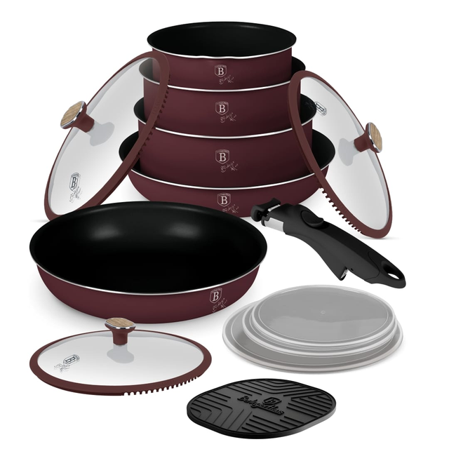 13-Piece Cookware Set, Leonardo Nordic Collection – Berlinger Haus BH8418
