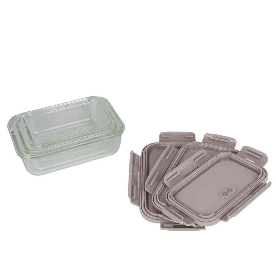 3-Piece Container Set, Taupe Berlinger Haus BH8792