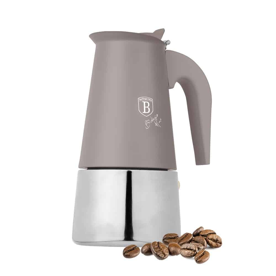 Coffee Maker, 6 Cups, Matt Taupe – Berlinger Haus BH8910