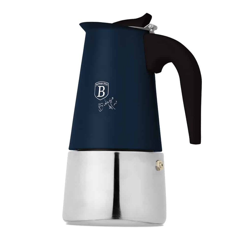 Coffee Maker, 6 Cups, Matt Blue | Induction Compatible | Berlinger Haus BH8913