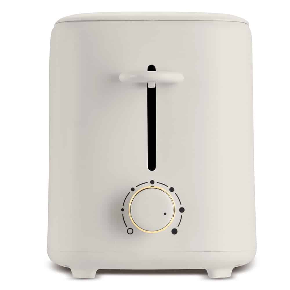 Toaster with Cover, Sahara Matt Cream | Berlinger Haus