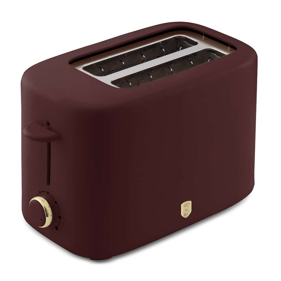 Toaster with Cover, Matt Bordeaux | Berlinger Haus BH9700