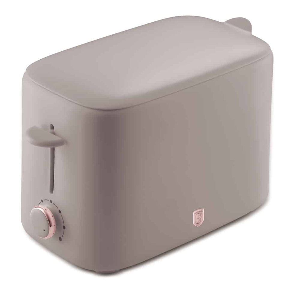 Toaster with Cover, Matt Taupe | Berlinger Haus BH9701