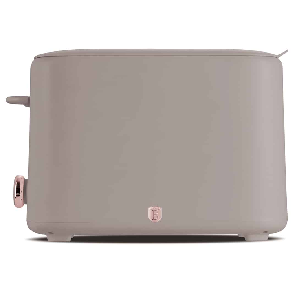Toaster with Cover, Matt Taupe | Berlinger Haus BH9701