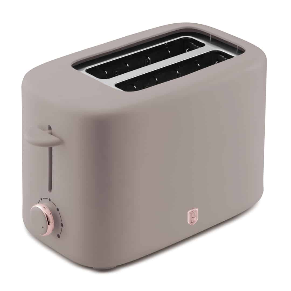 Toaster with Cover, Matt Taupe | Berlinger Haus BH9701