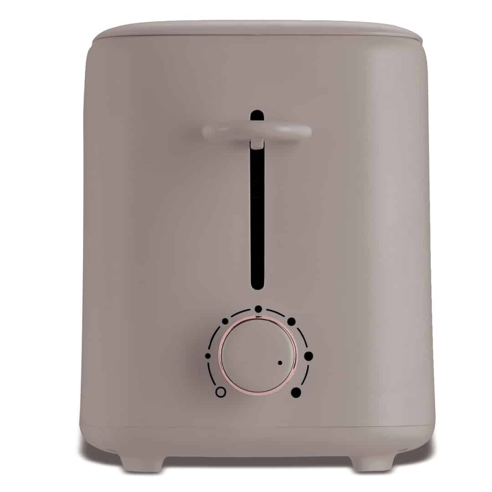 Toaster with Cover, Matt Taupe | Berlinger Haus BH9701