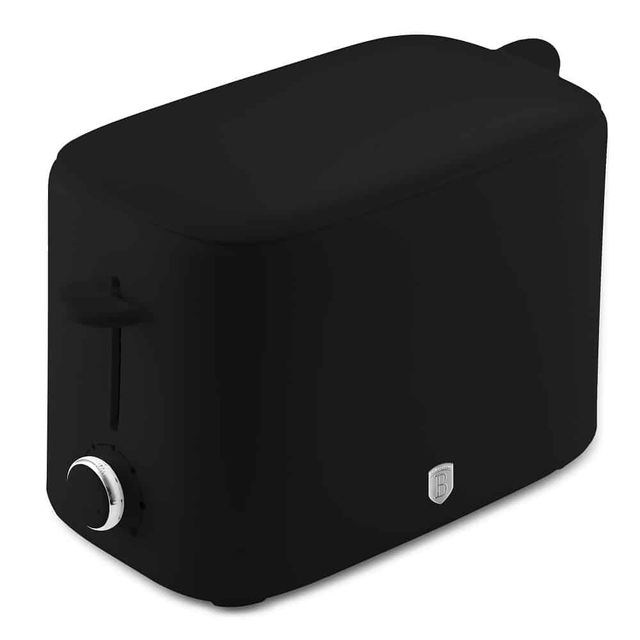 Toaster with Cover, Black–Silver | Berlinger Haus BH9703