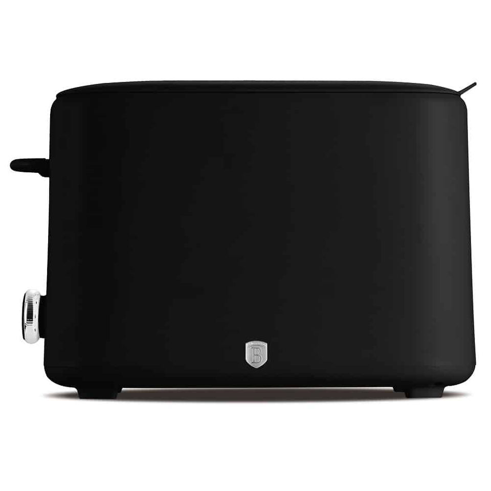 Toaster with Cover, Black–Silver | Berlinger Haus BH9703