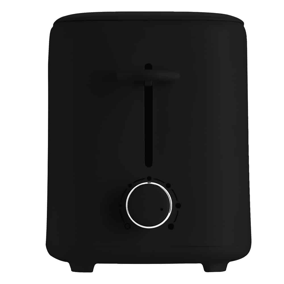 Toaster with Cover, Black–Silver | Berlinger Haus BH9703