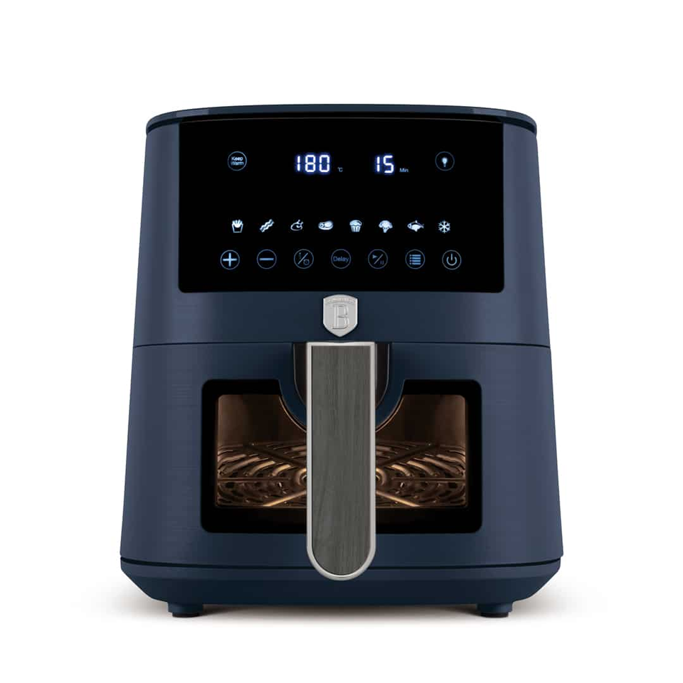 Air Fryer, 5 L with Visible Window – Matt Blue | Berlinger Haus BH9760