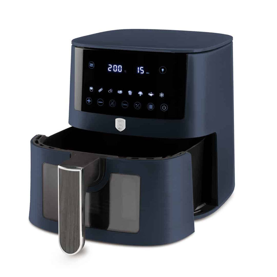 Air Fryer, 5 L with Visible Window – Matt Blue | Berlinger Haus BH9760
