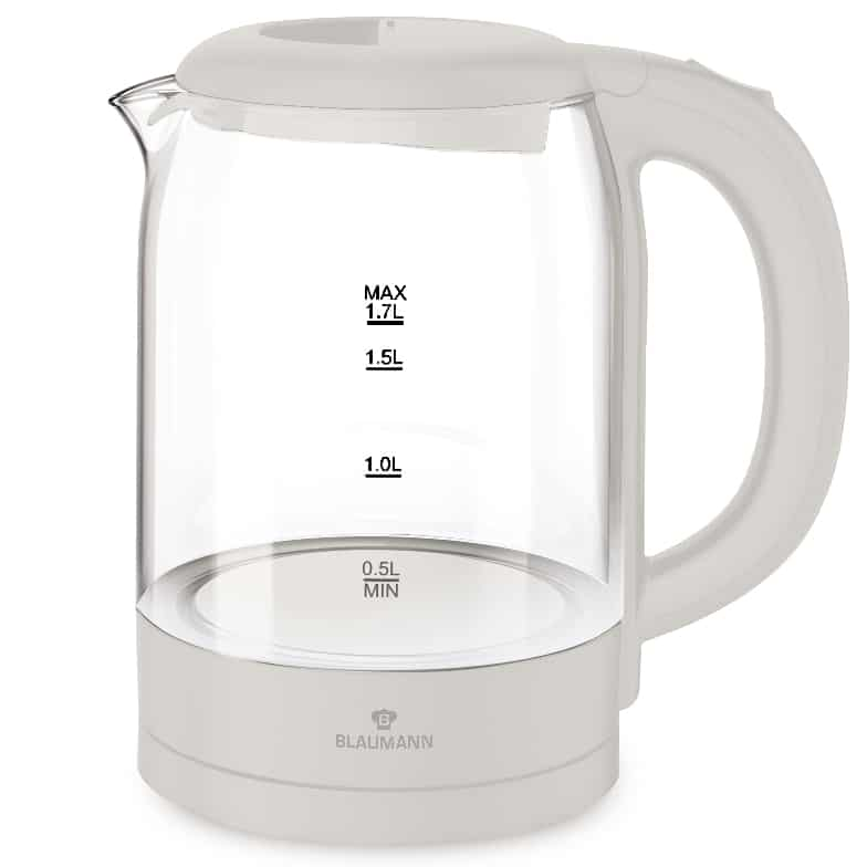 Electric Glass Kettle | Cream | Blaumann BL9007