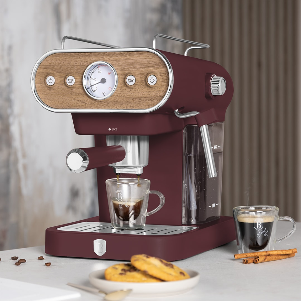 Espresso Coffee Maker, 3 in 1 | Leonardo Berlinger Haus BH9855