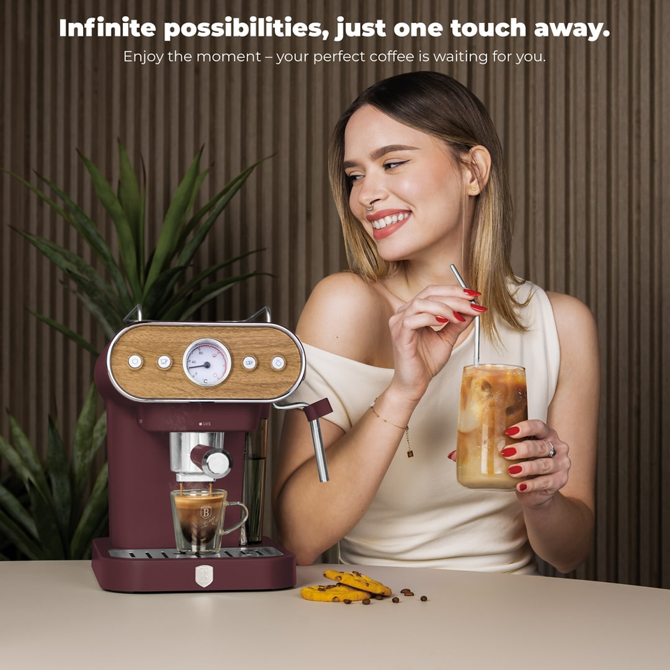 Espresso Coffee Maker, 3 in 1 | Leonardo Berlinger Haus BH9855