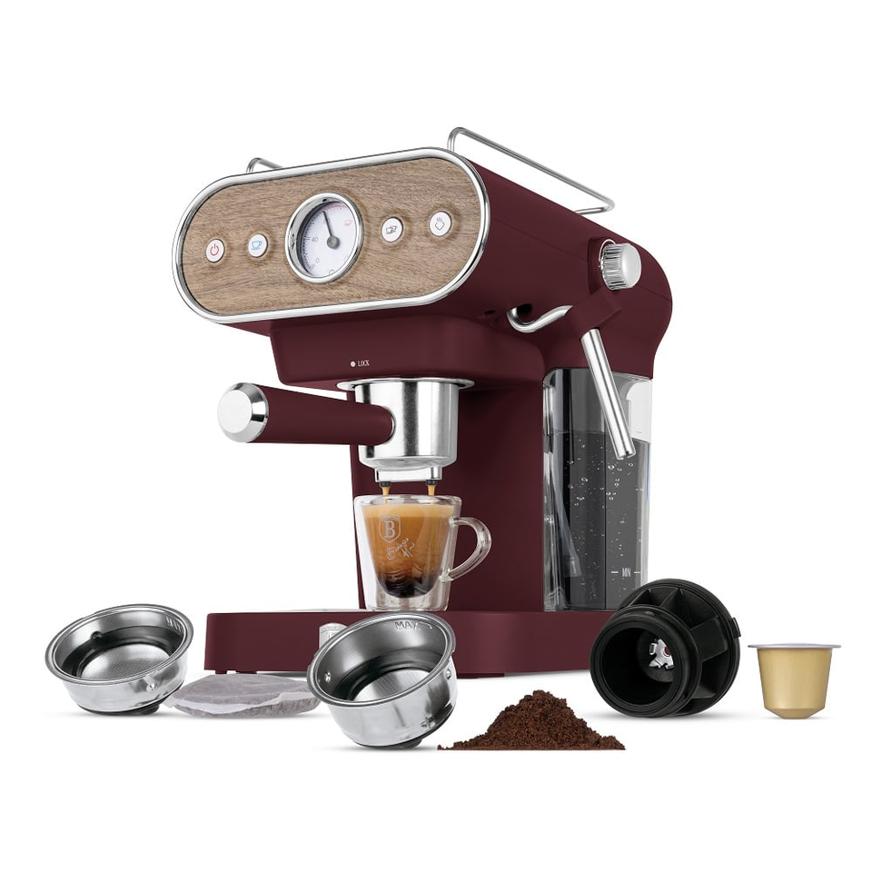 Espresso Coffee Maker, 3 in 1 | Leonardo Berlinger Haus BH9855