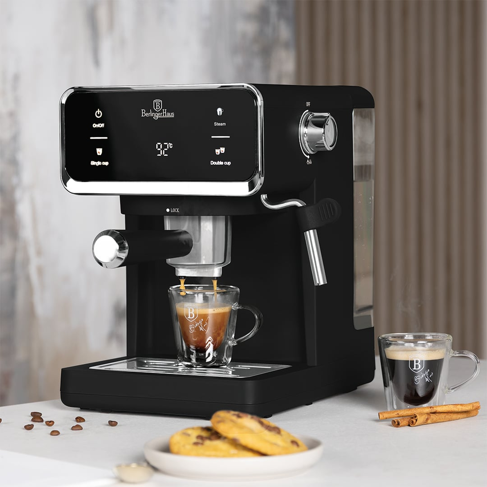 Digital Espresso Coffee Maker 3 in 1 | Berlinger Haus BH9851