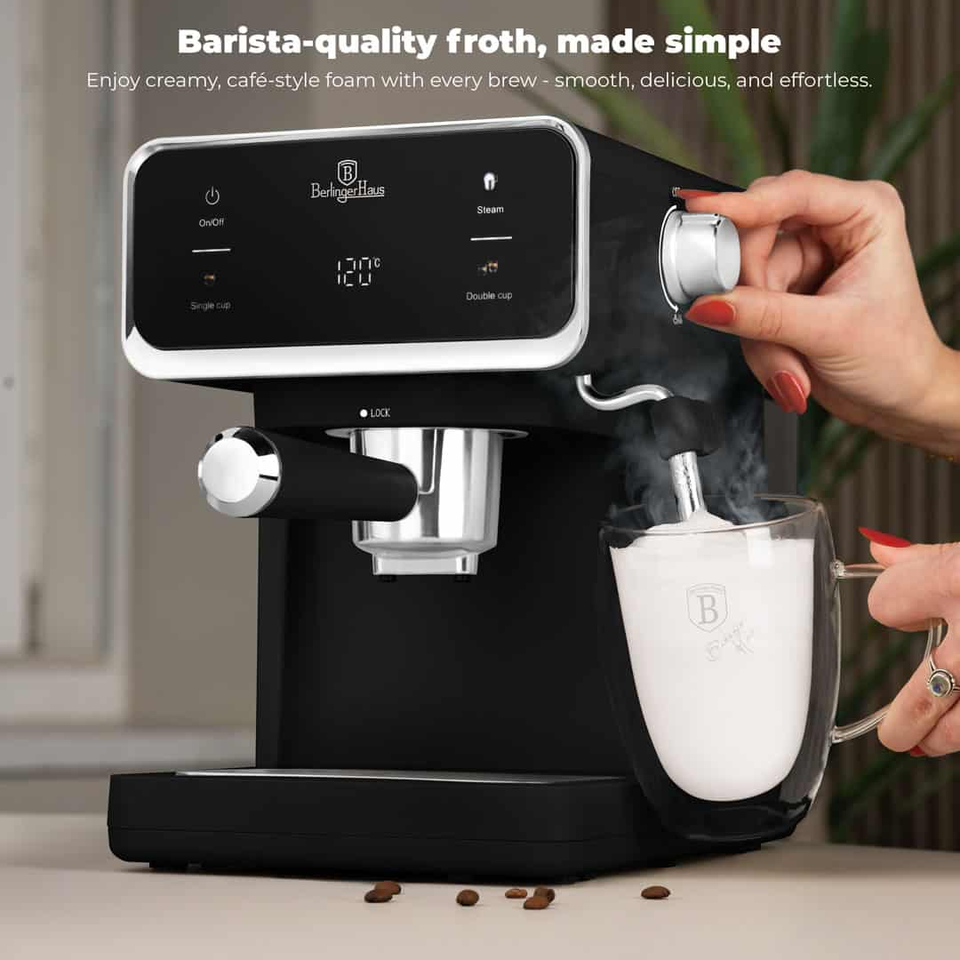 Digital Espresso Coffee Maker 3 in 1 | Berlinger Haus BH9851