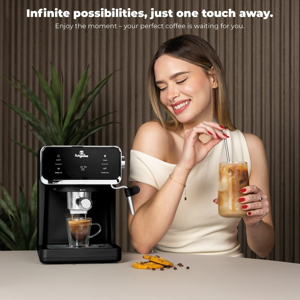 Digital Espresso Coffee Maker 3 in 1 | Berlinger Haus BH9851