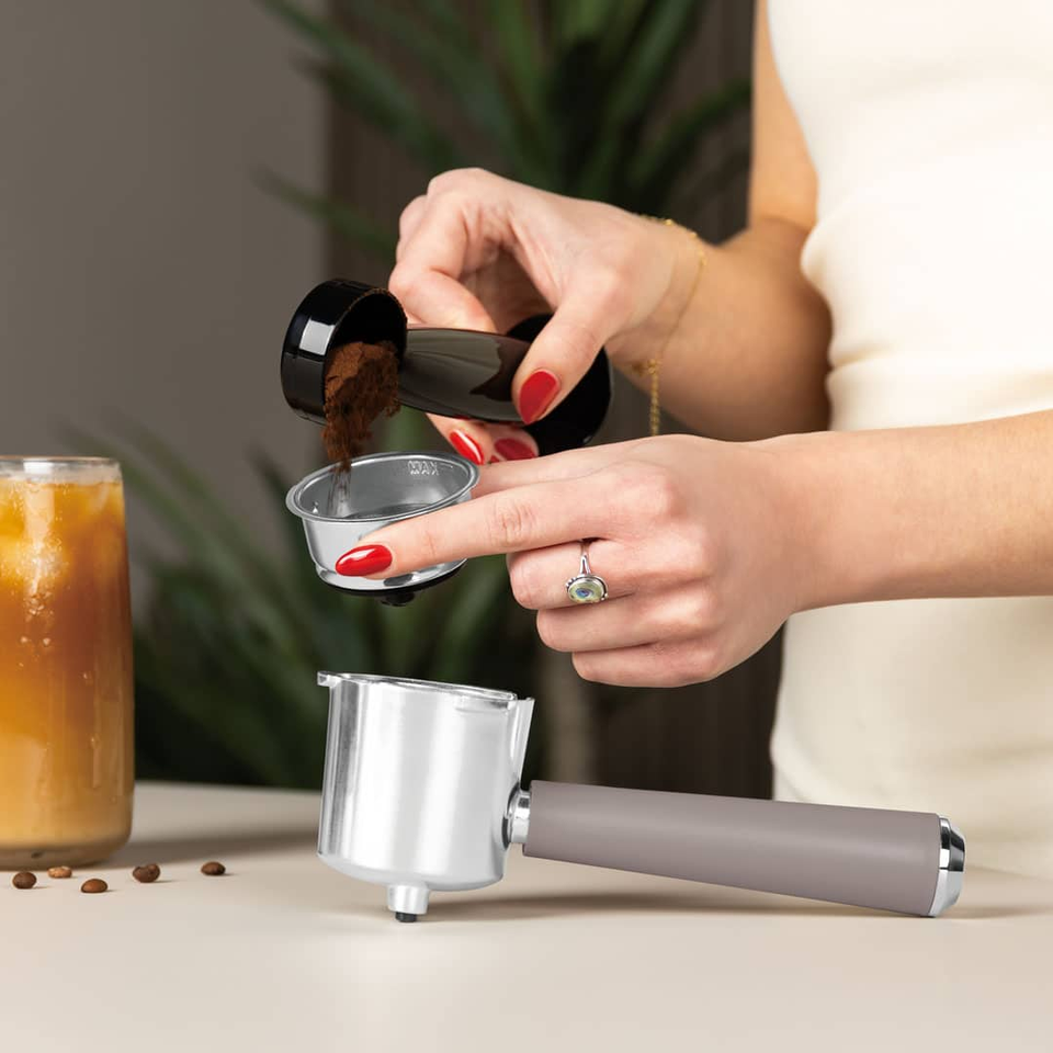 Espresso Coffee Maker, 3 in 1 | Matt Taupe | Berlinger Haus BH9856